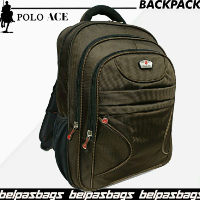 Tas ransel laptop polo Ace jumbo travel traveling