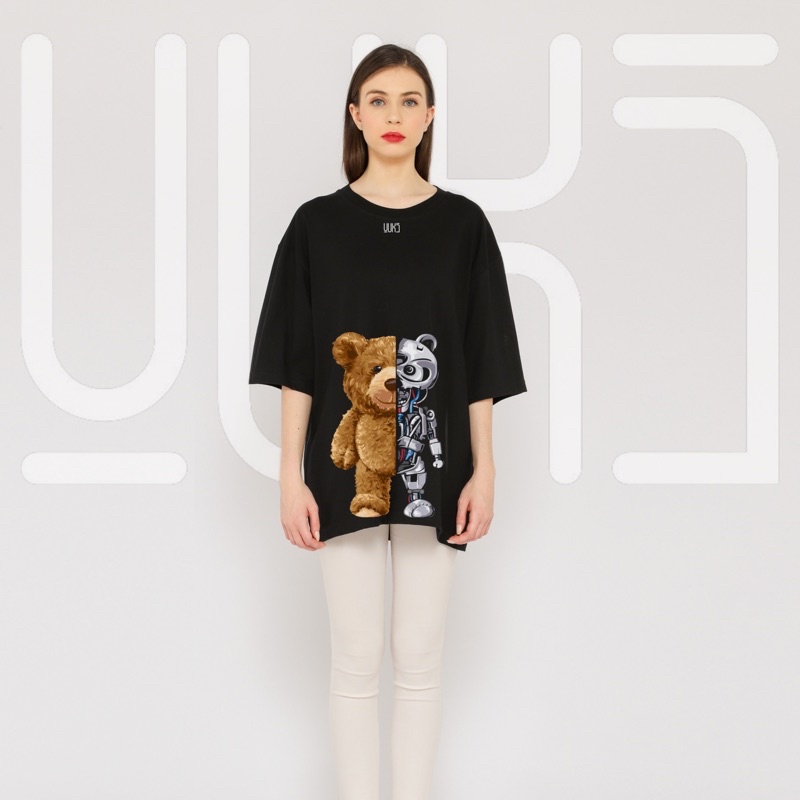 KAOS DISTRO OVERSIZE YUKS ORIGINAL BEAR BAJU OVERSIZED 01