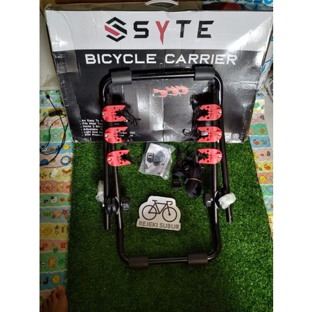 Aksesoris Sepeda - Rak Bracket Bike Carrier Syte G324 Gantungan 3 Sepeda Di Mobil Hanger