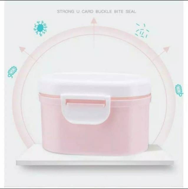 S22 SMALL -TEMPAT KOTAK PENYIMPANAN SUSU BUBUK BAYI BPA FREE PORTABLE SEALED