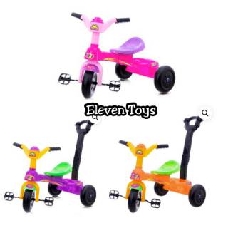 Family F319ht Musik Astro Tongkat Dorong Kemudi Sepeda Roda Tiga Anak Bmx Yellow Shopee Indonesia