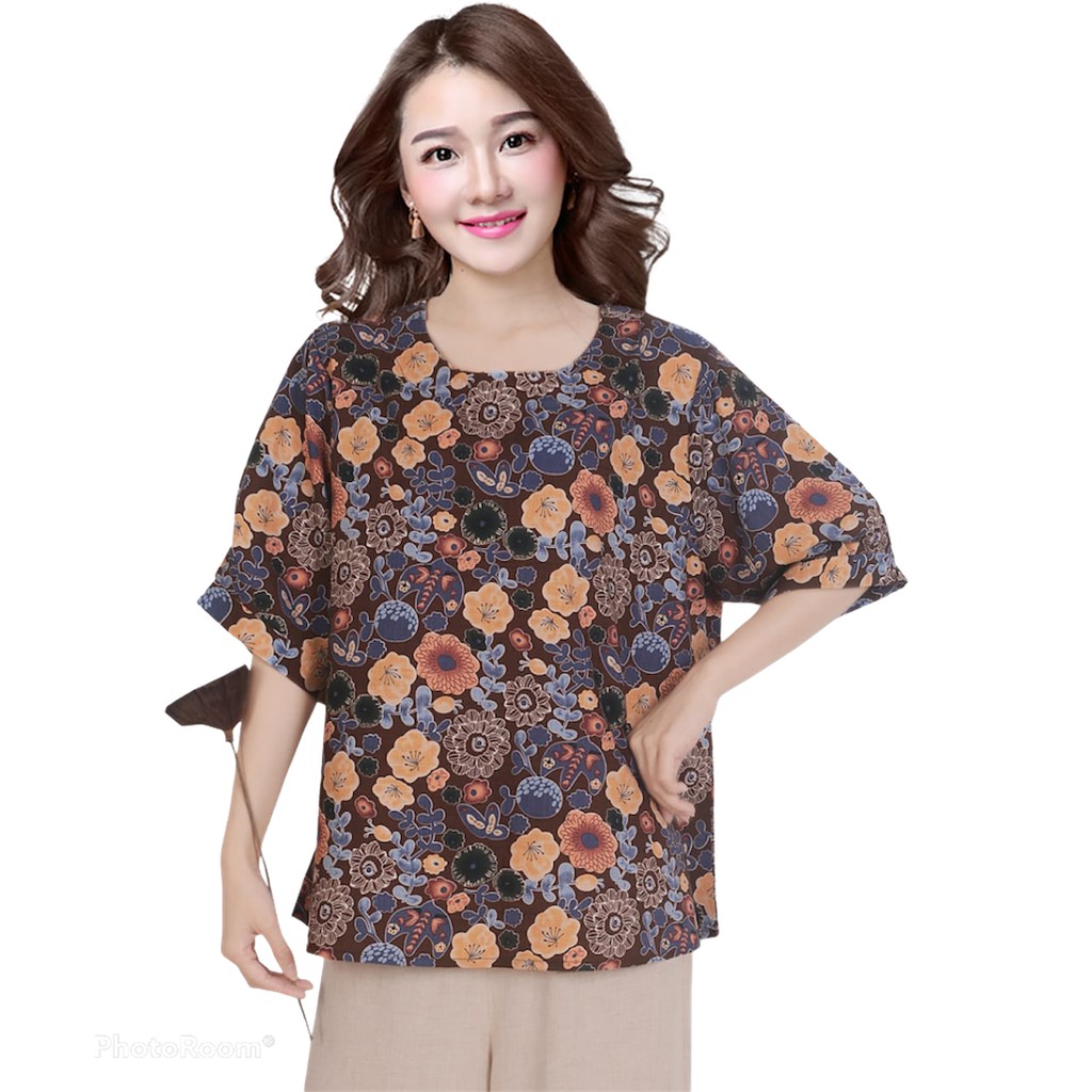 (013) ATASAN WANITA BLUS BLOUSE MODEL TERBARU KEKINIAN Baju Blouse wanita (BLUS K