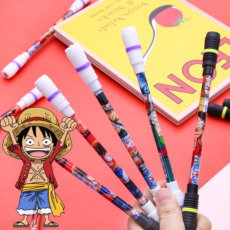 Pulpen Gel Anti slip Desain Anime Kreatif Untuk Stationery Pelajar