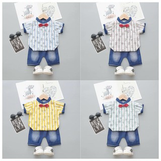 Setelan Kemeja IMPORT Baju Celana Anak Cowok usia 6 bulan Setelan Kemeja IMPORT Baju Celana Anak Cowok usia 6 bulan