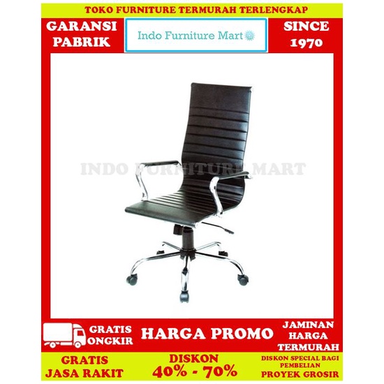 Kursi Kantor Kerja Staff Manager Minimalis Ergotec Lx 907 Tr Chrome