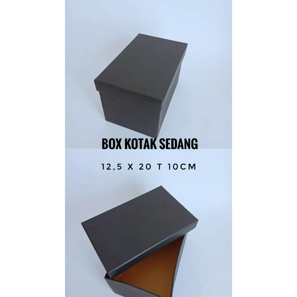 box kotak sedang uk 12,5 x20 T 10CM