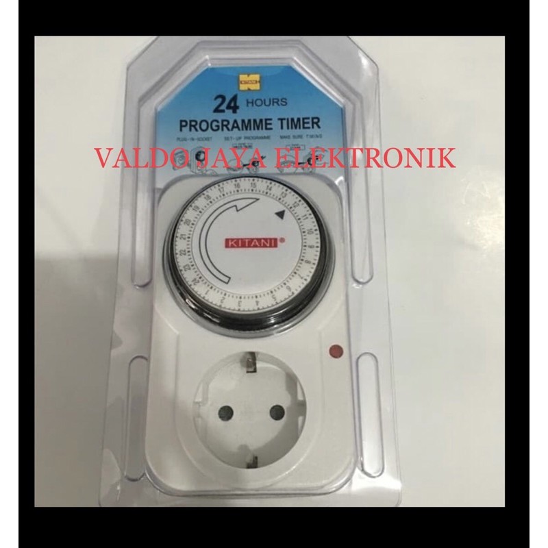 Timer Kitani Manual 24 Jam Stop Kontak Timer Manual KITANI MD-31