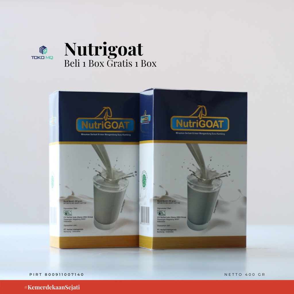 

Rumah Herbal Zia - Nutri Goat Susu Kambing ( Promo Buy 1 Get 1 ) Halal Enak Kaya Manfaat