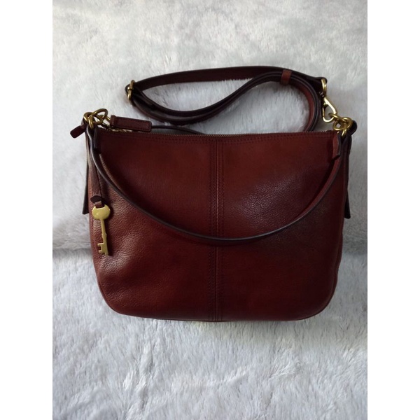 tas fossil jolie crossbody brown preloved