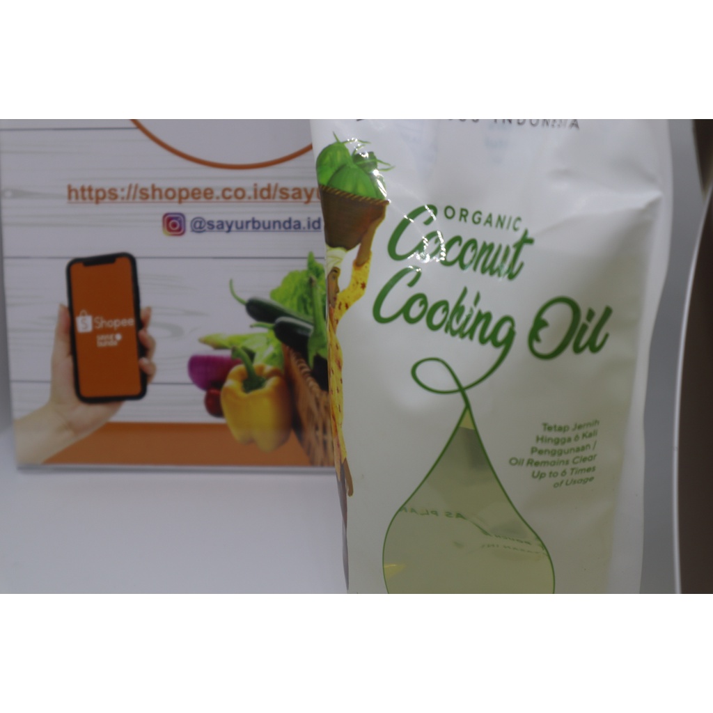 

Minyak kelapa javara organic coconut cooking oil 900 ml (pouch) - sayurbunda