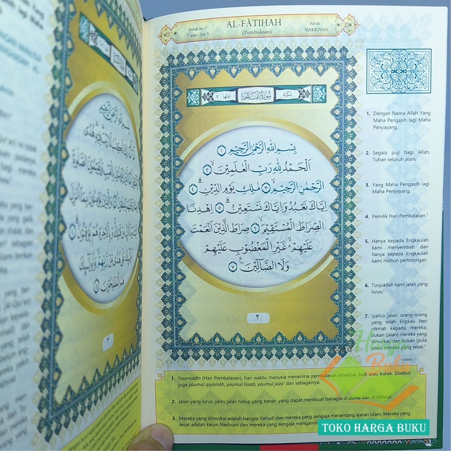 Al-Quran Al-Kaffah A5 HC TERJEMAH RASM UTSMANI Lafzul Jalalah Asbabun Nuzul Penerbit Al-Kaffah