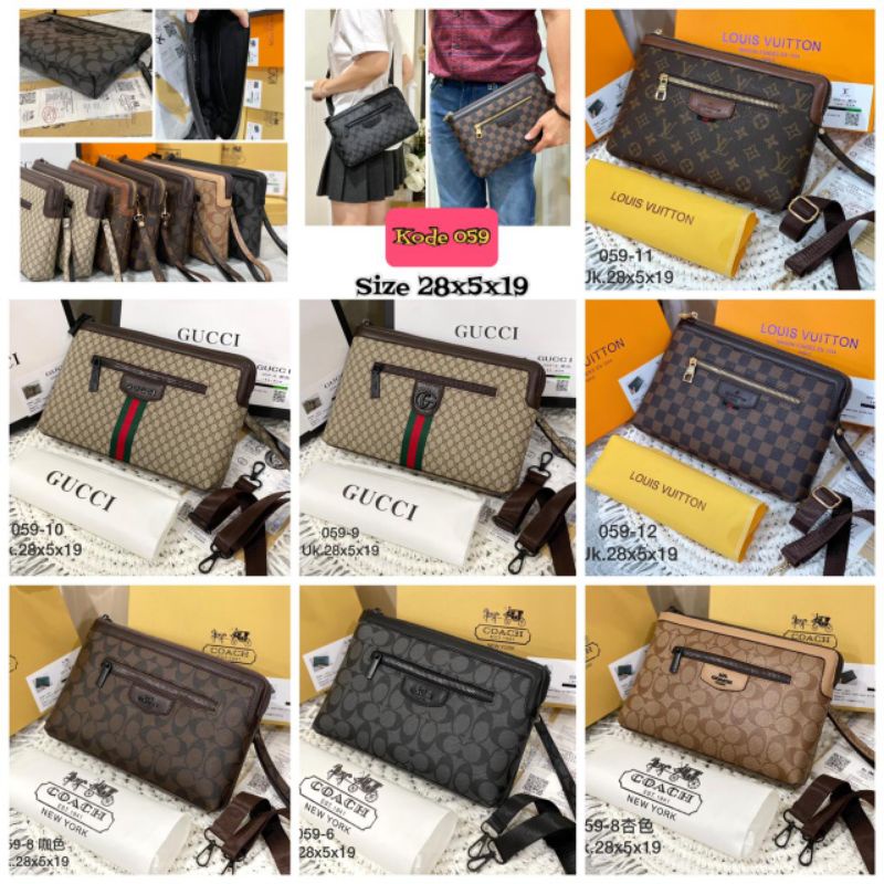 Dompet satu sleting cavier / dompet import / dompet tangan / dompet premium