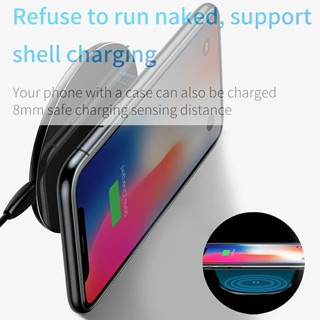 Baseus Original Transparan Simple Wireless Charger 10W For