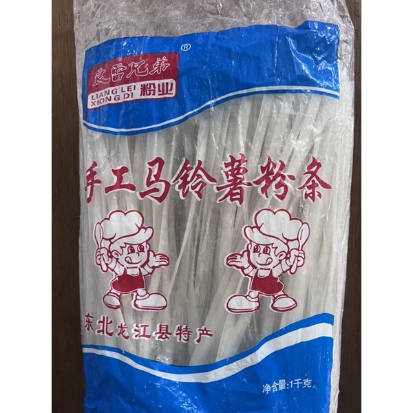 

Mie kentang shou gong ma ling shu fen tiao 手工马铃薯粉条 1kg