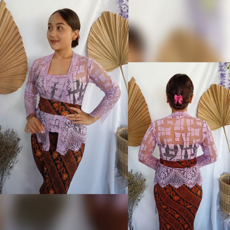 Kebaya semi francis motif rantai