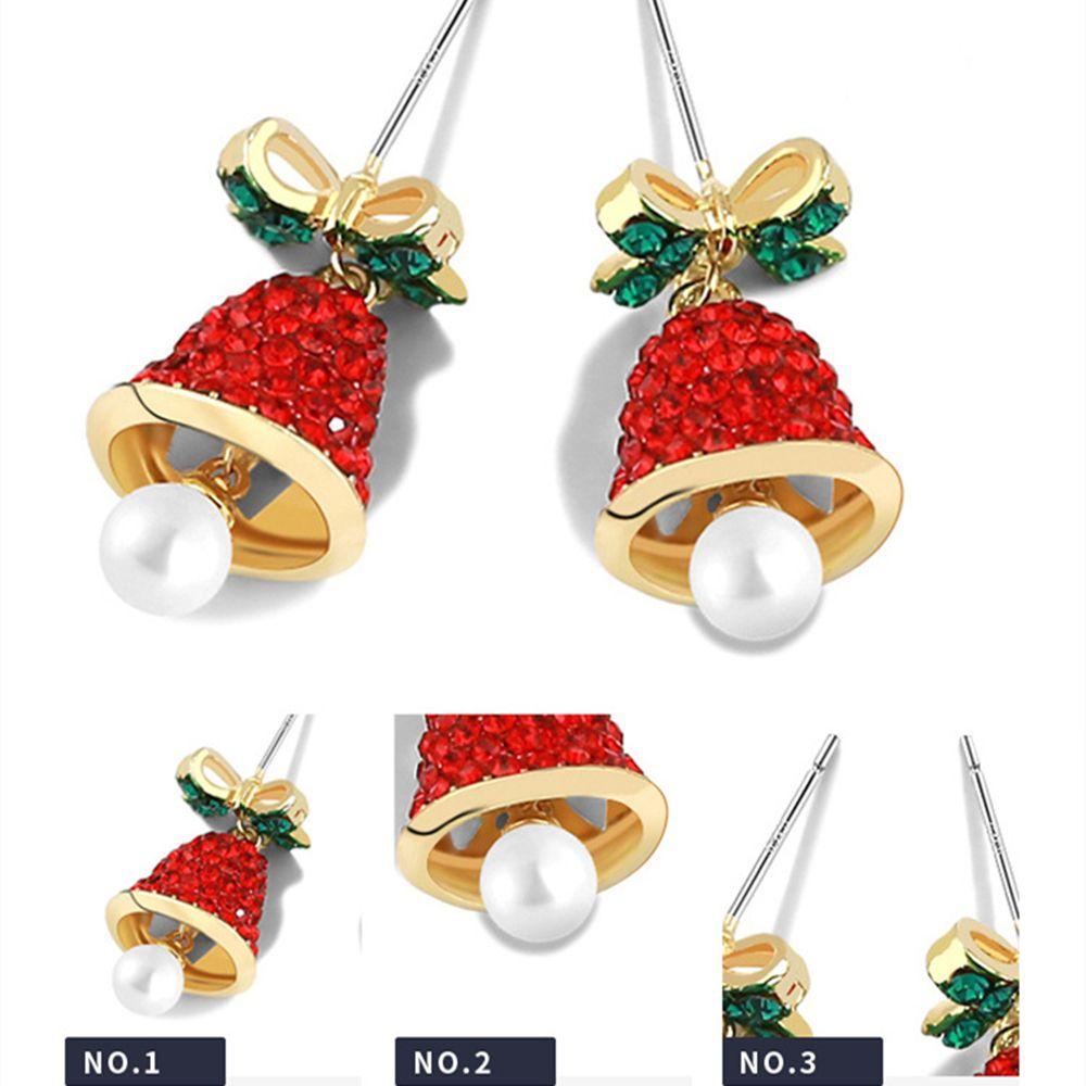 Lily Anting Fashion Wanita Natal Jingle Bell Lonceng