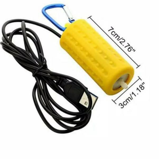 Aerator dc aerator usb airpump usb aerator usb dc pompa gelembung udara aquarium acdc I7U3
