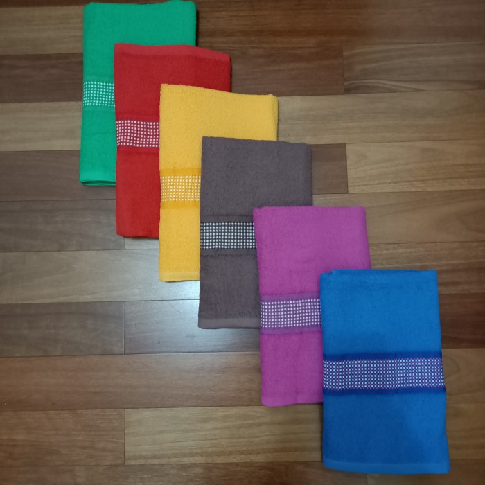 Handuk Mandi Besar Warna Merk Ravioli 70x140