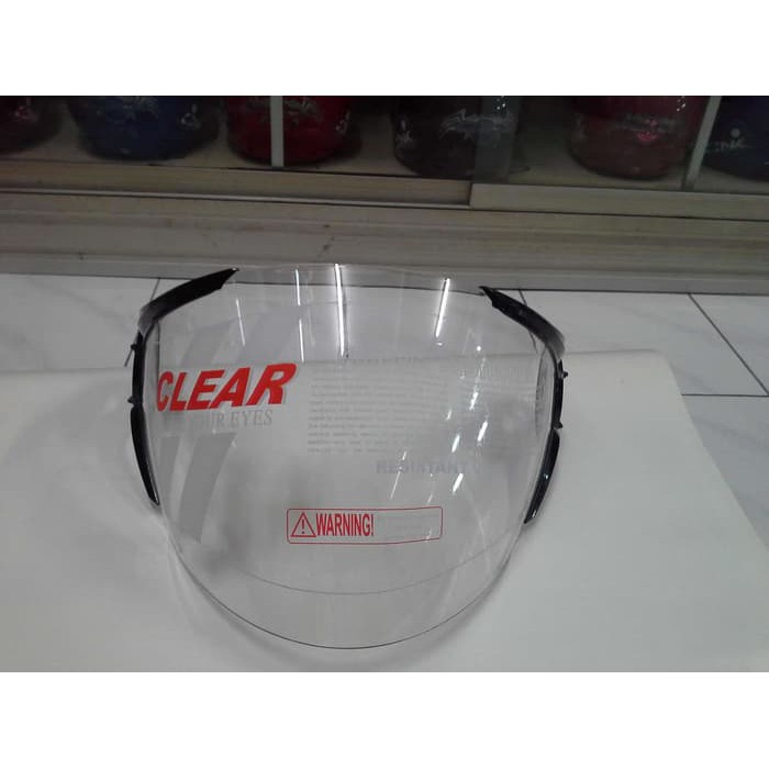 Kaca Helm Nhk Gladiator Bening  Putih