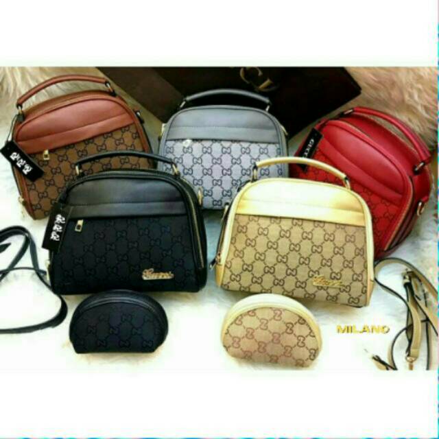 Tas slempang 2in1 /tas fashion batam/tas murah