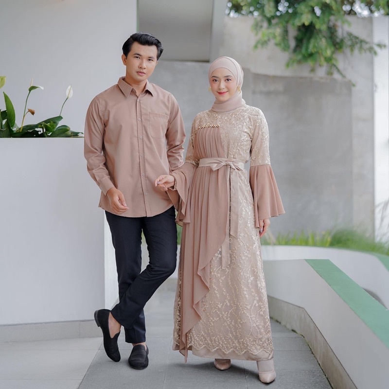 Kianna Dress By Akirabutik / Model Gamis Kekinian / Gaun Pesta Kondangan Muslimah