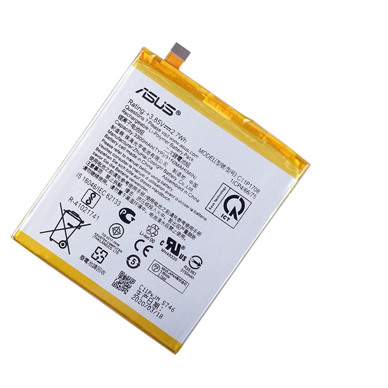 BATERAI BATTERY BATRE ASUS ZENFONE 5Z - 5 2018 ZE620KL C11P1708 ORI BT BATERAI