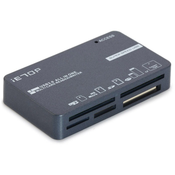 Card Reader USB Type C Support Max 256GB IETOP TC308 6Slot Super Speed