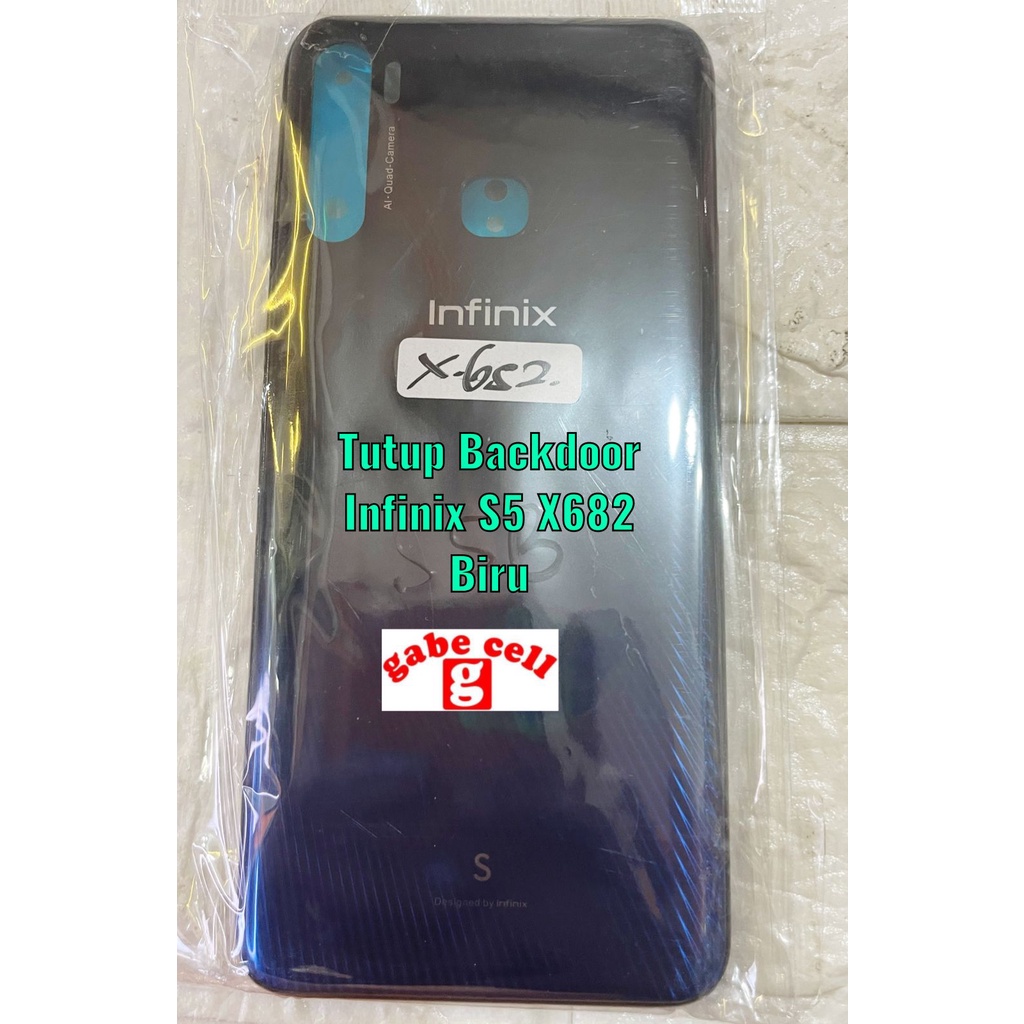 TUTUP CASING INFINIX HOT 4 X557 S5 X682 X521 HOT S SMART 4 X653 BELAKANG BACK DOOR CASE MESIN BATRE