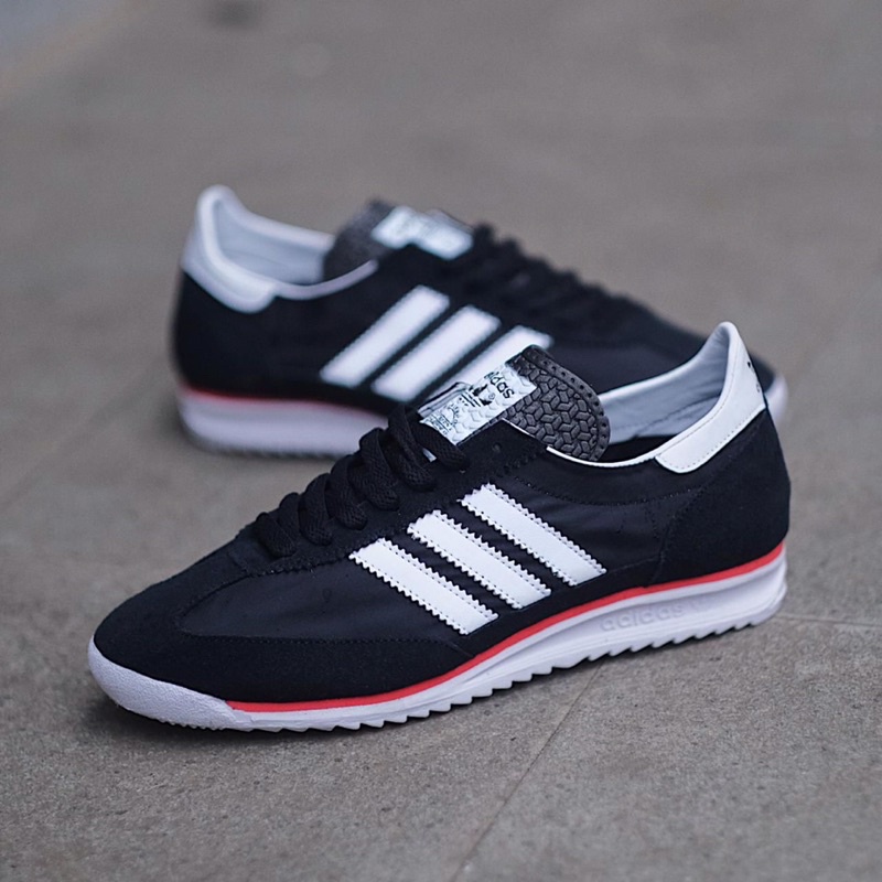Sepatu Adidas SL 72 Original Black white Red