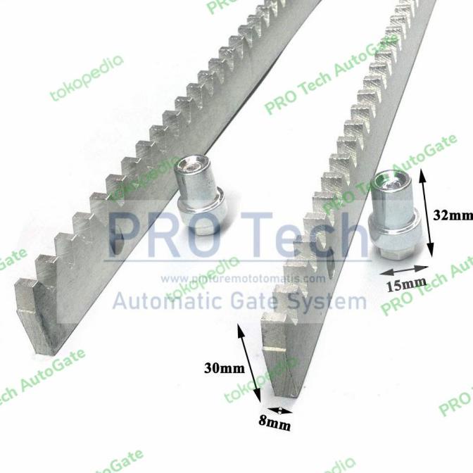 Rel Pintu Sliding Gerbang Otomatis Gear Rack