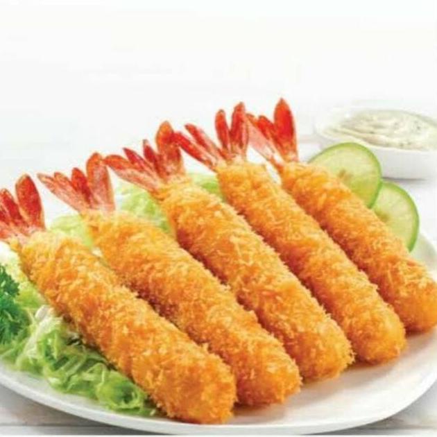 

MAKANAN BEKU / PREMIUM EBI FURAI/ UDANG TEMPURA ALA YOSHINOYA SUPPLY KE RESTO, CAFE NON COD