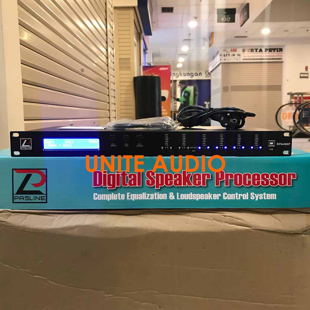 Speaker Management Pasline DPA-480 DPA480 DPA 480P DLMS Original