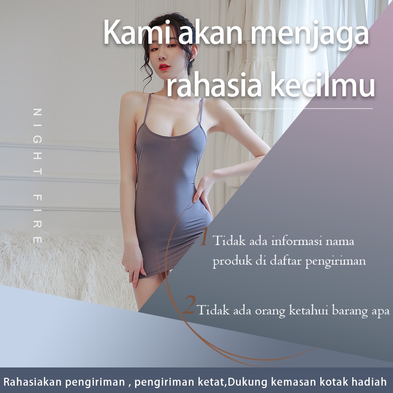 Erotic Lingerie Ice Silk Sling 5-color Package Hip Skirt female sexy secretary suit