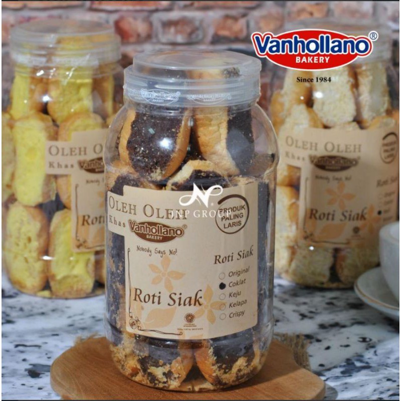 

ROTI BAGELEN SIAK RASA COKLAT , ORIGINAL TOPLES