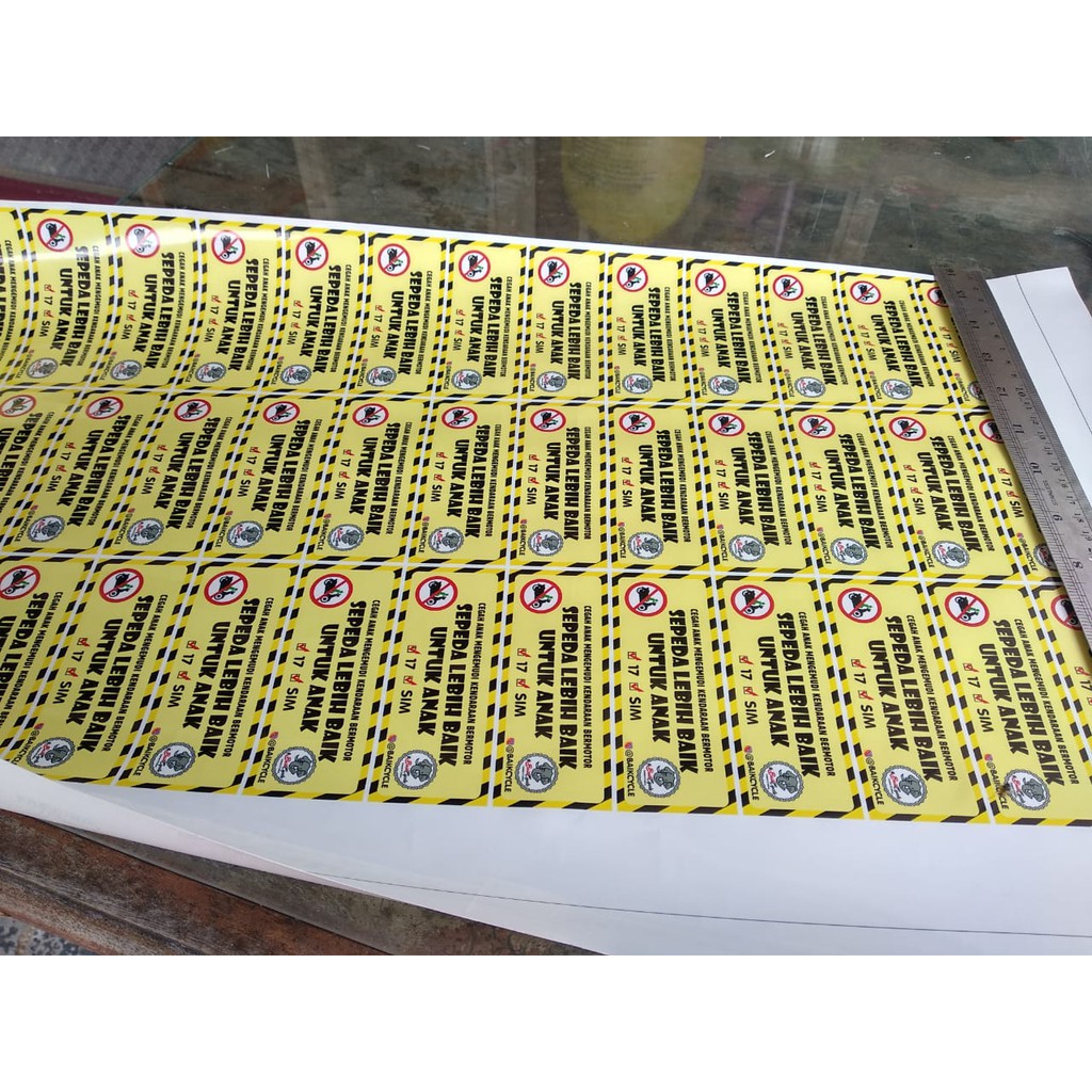 

STIKER A3+ VYNIL MURAH LABEL KEMASAN, LABEL MAKANAN