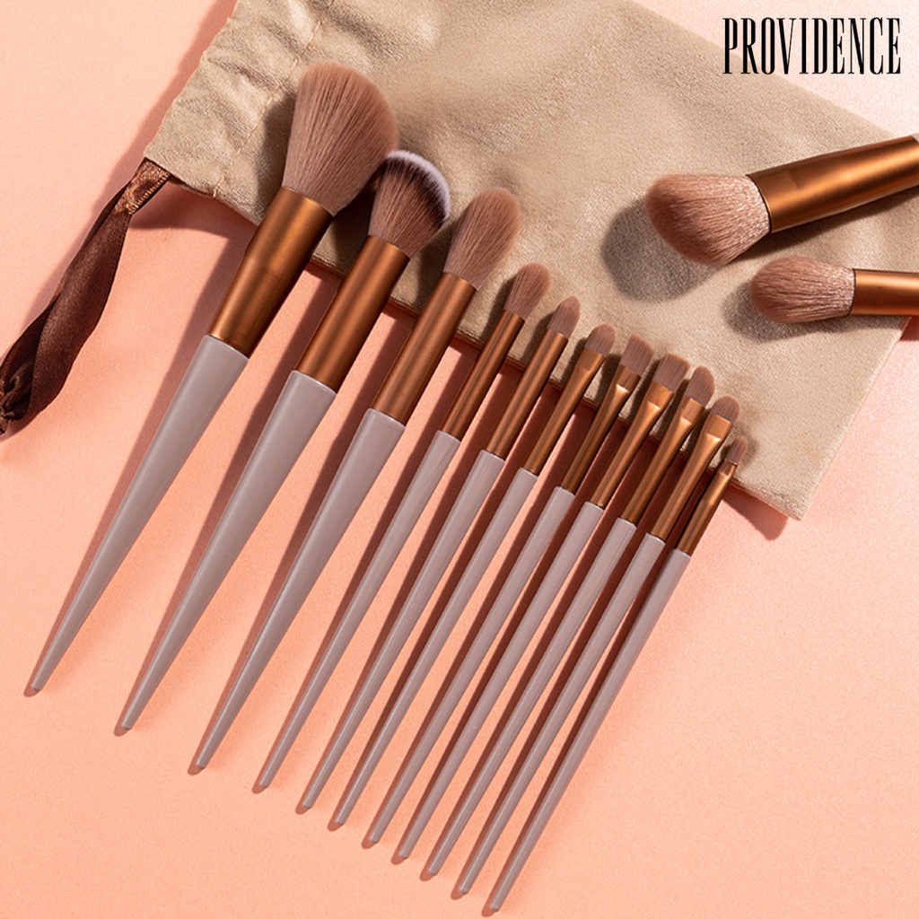 Providence 13pcs / Set Brush Foundation / Concealer / Bedak Ringan Untuk Makeup / Kosmetik Wanita