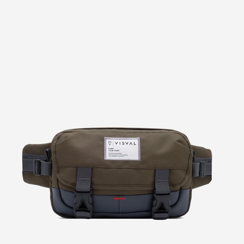 VISVAL WAIST BAG FLASHPACK Tas Pinggang Waistbag Selempang Sling Cowok Pria Cewek Wanita Branded ORI