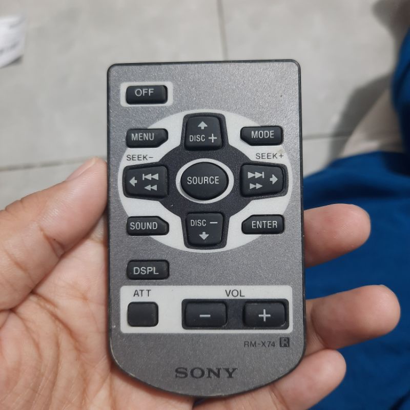 REMOTE REMOT PROYEKTOR PROJECTOR SONY RM-X74 ORIGINAL ASLI