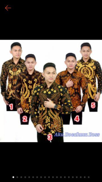 Kemejabatikpria/batikpria/batikcowok/bajubatik/pakaianbatik/batikpekalongan/batik Oval Litle