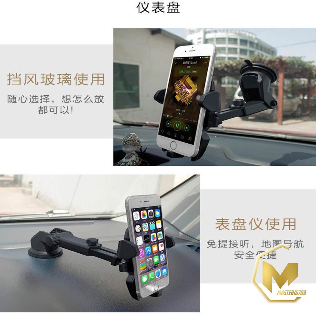 Long neck one touch car Original Holder mobil dudukan Hp GPS handphone smartphone MA696