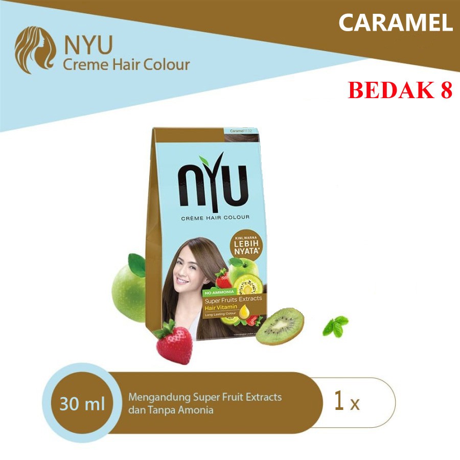 NYU Creme Hair Color/ Cat Rambut/ Semir Rambut Nyu