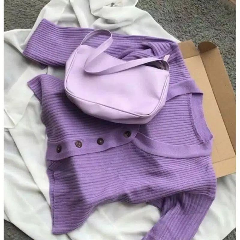 WILLY CARDY / CARDIGAN CROP / CARDY RAJUT WANITA / BAJU RAJUT