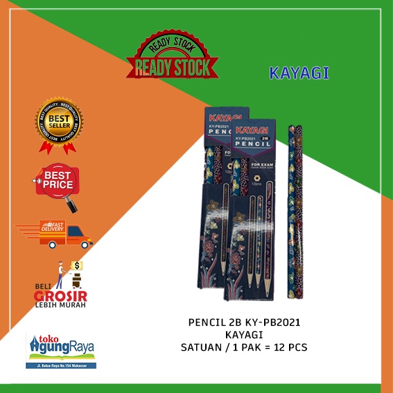 

[ECERAN] PENSIL 2B KY-PB 2021 KAYAGI