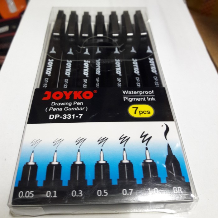 

Pendrawing- Drawing Pen Joyko Set 7 / Joyko Drawing Pen Set 7 /Joyko Pena Gambar -Drawing-Pen.