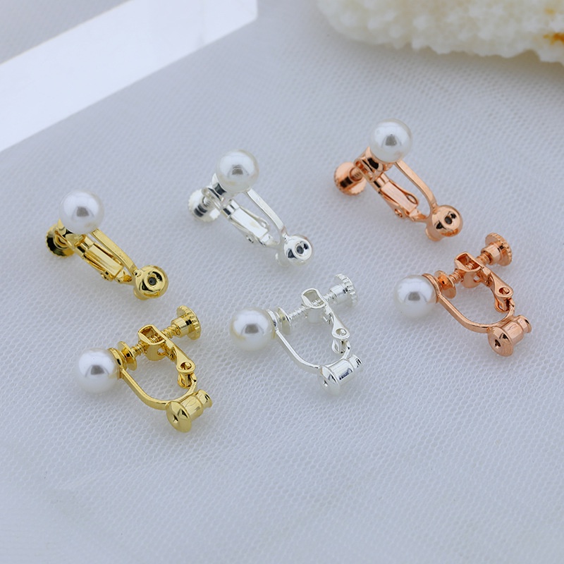 Gelasa Anting Jepit Converter Pearl Mutiara (1pc)