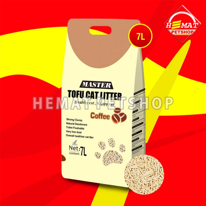 Master Tofu Soya Cat Litter Pasir Gumpal Kucing 7 Litter