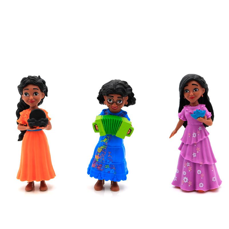 6pcs Mainan Action Figure Encanto Untuk Hadiah Ulang Tahun Anak Laki-Laki / Perempuan