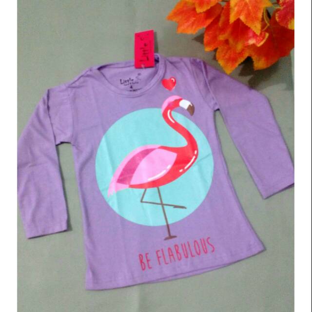 Kaos lengan panjang ungu