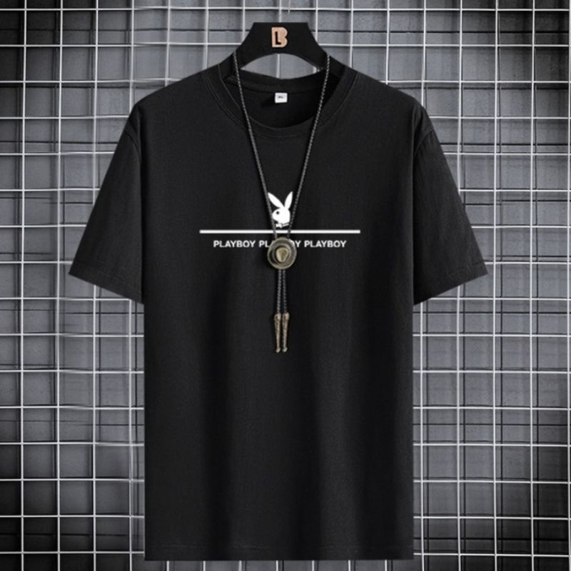 Kaos Playboy/Kaos katun Halus/Kaos Murah