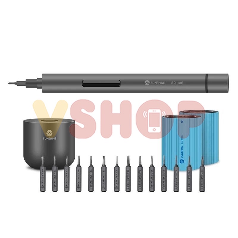 LITHIUM ELECTRIC PRECISION SCREWDRIVER OBENG ELEKTRIK SUNSHINE SD-18E